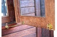 Window with Solid Brass Hardware